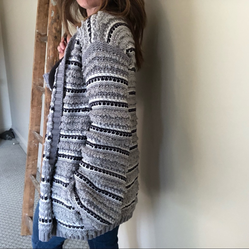 Chaser/ fringe cardigan